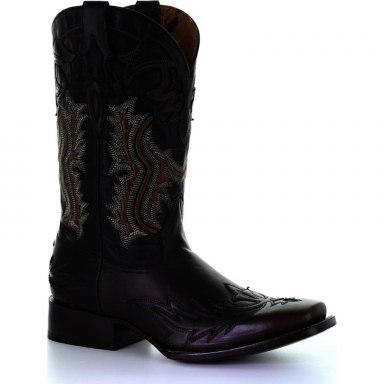 Corral Mens Brown Embroidery Overlay Cowboy Boot G1494