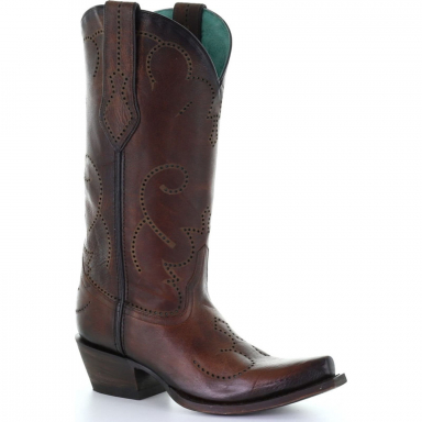Corral Womens Beige Cutout Cowgirl Boot G1506