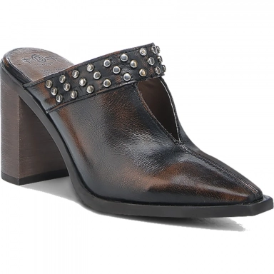 Corral Womens CircleG Brown Studs Mule Boot