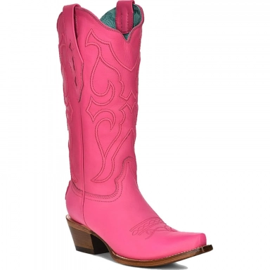 Corral Womens Fuchsia Embroidery Boot