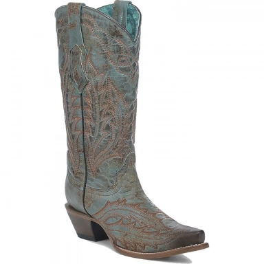 Corral Womens Turquoise Embroidery Boot