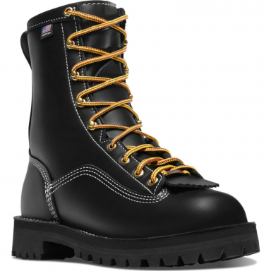 Danner Mens Super Rain Forest Black Insulated 200G Work Boots 11700