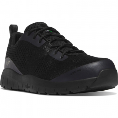 Danner Mens Run Time 3" Black ESD NMT Work Boots 12382