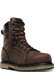 Danner Mens Steel Yard 8" Brown Steel Toe Boots 12534