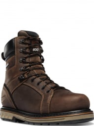 Danner Mens Steel Yard 8" Brown Insulated Steel Toe Boots 12535