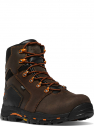 Danner Mens Vicious 6" Brown/Orange MET/NMT Boots 13880