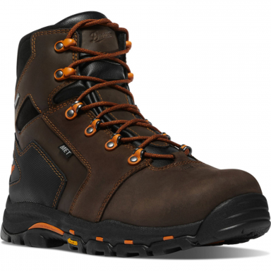Danner Mens Vicious 6" Safety Toe WP Slip Resist Work Boot 13880