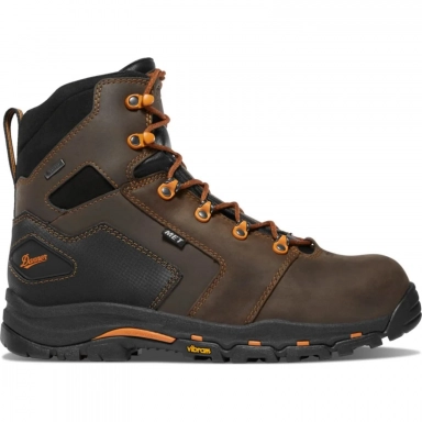 Danner Mens Vicious 6 Safety Toe WP Slip Resist Work Boot