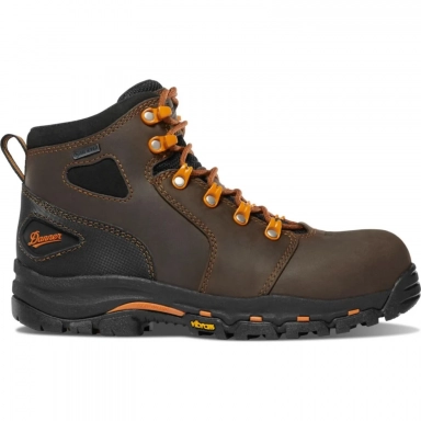 Danner Womens Vicious 4 Plain Toe WP Slip Resist Work Boot