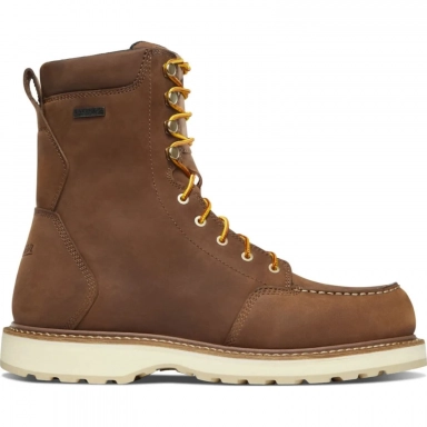 Danner Mens Cedar River 8 WP Plain Moc Toe Work Boot