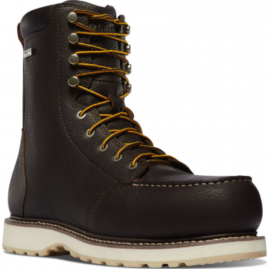 Danner Mens Cedar River 8" Plain Toe WP Slip Resist Work Boot 14305