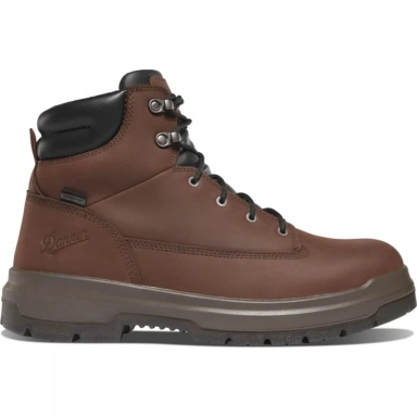 Danner Mens Ground Control 6 Brown Work Boot