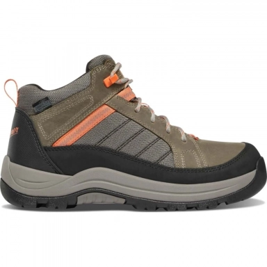 Danner Mens Riverside 3 Brown/Orange Steel Toe Work Shoe