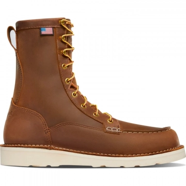 Danner Mens Bull Run 8 Moc Toe USA Made Wedge Work Boot