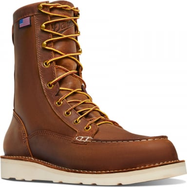 Danner Bull Run 8 Inch Steel Toe USA Made Work Boots 15542