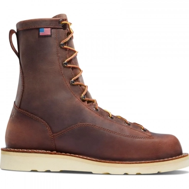 Danner Mens Bull Run 8 Lace to Toe Work Boot