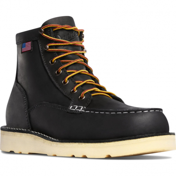 Danner Mens Bull Run USA Made 6" Moc Steel Toe Wedge Work Boot 15569