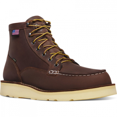 Danner Mens Bull Run GTX 6" Plain Toe WP Slip Resist Work Boot 15588