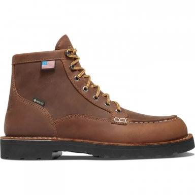 Danner Mens Bull Run Moc Toe 6 Tobacco GTX Work Boot