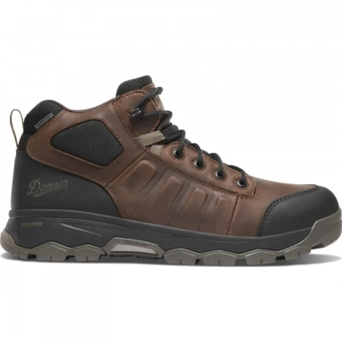 Danner Mens Wheat Ridge 4.5 Brown/Olive AL Work Boot