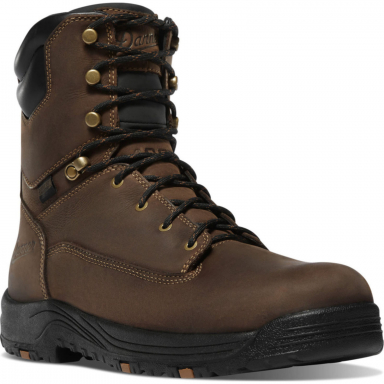 Danner Mens Caliper 8" Plain Toe WP 400G Slip Resist Work Boot 19458