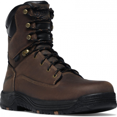 Danner Mens Caliper 8" Aluminum Toe WP Lace Up Work Boot 19459