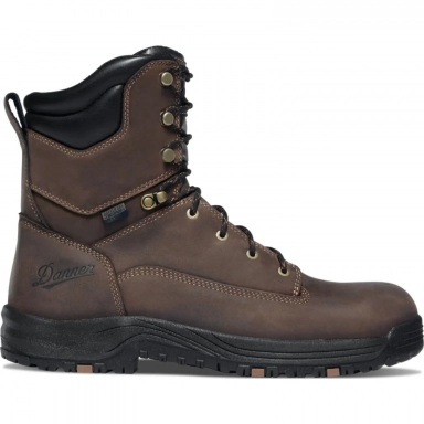Danner Mens Caliper 8 Aluminum Toe WP Lace Up Work Boot