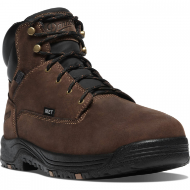 Danner Mens Caliper 6" Brown MET AL Work Boots 19461