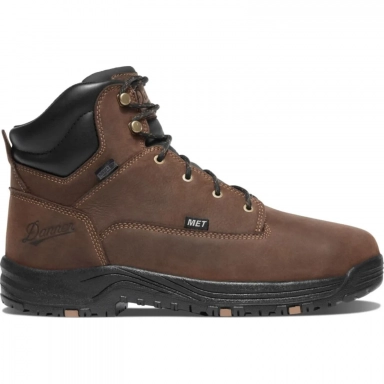 Danner Mens Caliper 6 Brown MET AL Work Boot
