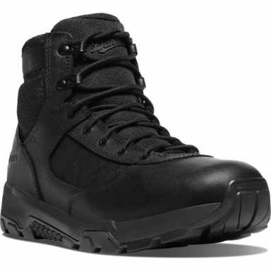 Danner Mens Sonic Side-Zip 6" Black Danner Dry Military Boots 24430