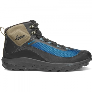 Danner Mens N45 Mid GTX Jet Black/Imperial Blue Casual Shoe