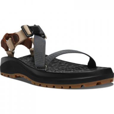 Danner Mens Wallowa Textile Sandal Grizzly Brown/Dark Shadow Casual 35384