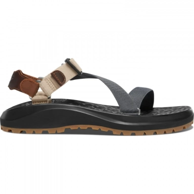 Danner Mens Wallowa Textile Grizzly Brown/Dark Shadow Casual Sandal