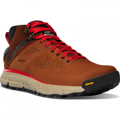 Danner Mens Trail 2650 Mid 4" Brown/Red GTX Outdoor Boots 61258