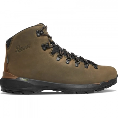Danner Mens Mountain 600 EVO Topsoil Brown-Black Hiking Boot
