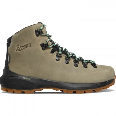 Danner Womens Mountain 600 EVO Tin Gray-Island Green Hiking Boot