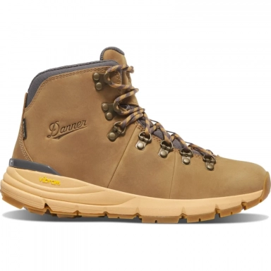Danner Womens Mountain 600 Leaf 4.5 Malt Brown/Gull Gray GTX Hiking