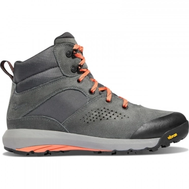 Danner Womens Inquire Mid 5 Dark Gray/Salmon Hiking Boot