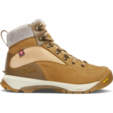Danner Womens Inquire Winter Mid 5 Bone Brown/Coyote 200G Hiking Boot