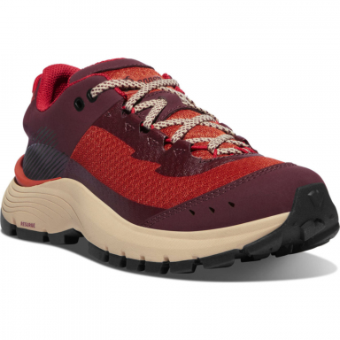Danner Womens Trail Junction 3" Chocolate/Rhodo Red Outdoor Shoes 65202