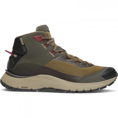 Danner Mens Trail Junction Mid 4 Black Olive/Port Hiking Boot
