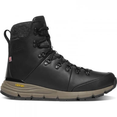 Danner Mens Arctic 600 Side-Zip 7 FG Jet Black/Mojave 200G Hiking Boot