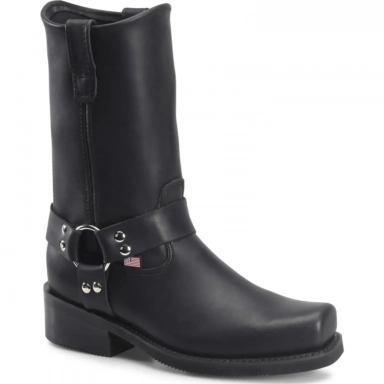 Doubleh Mens 11 Inch Barry Domestic Narrow Square Toe Harness Boot