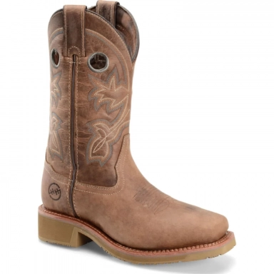 Doubleh Womens 11 Haddie Wide Square Composite Toe Roper Work Boot