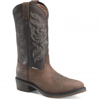 Double H Mens 12" Tascosa Western R Toe Cowboy Boots DH4158