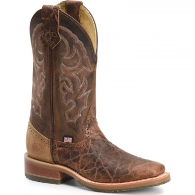 Doubleh Mens 12 Wide Square Toe Roper Work Boot