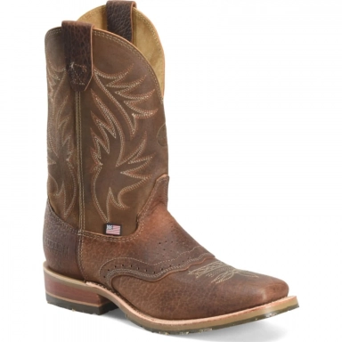 Doubleh Mens 11 Dalton Wide Square Toe Roper Work Boot