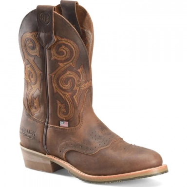 Doubleh Mens 11 Rockdale U Toe Roper Work Boot
