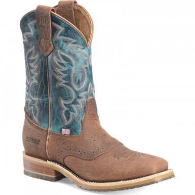 Doubleh Mens 11 Union Built Roper Work Boot
