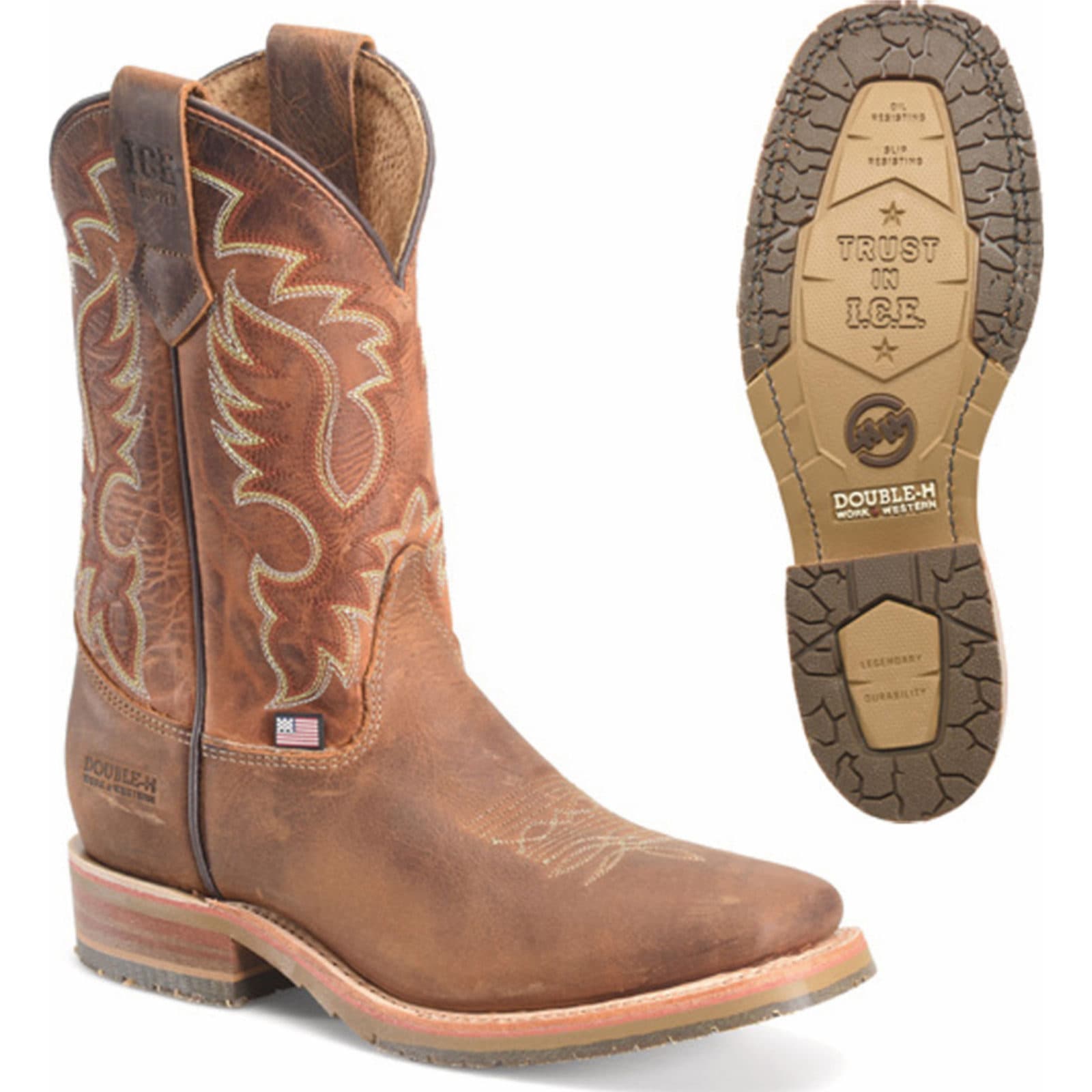 Doubleh Mens 11 Union Built Roper Work Boot Popular